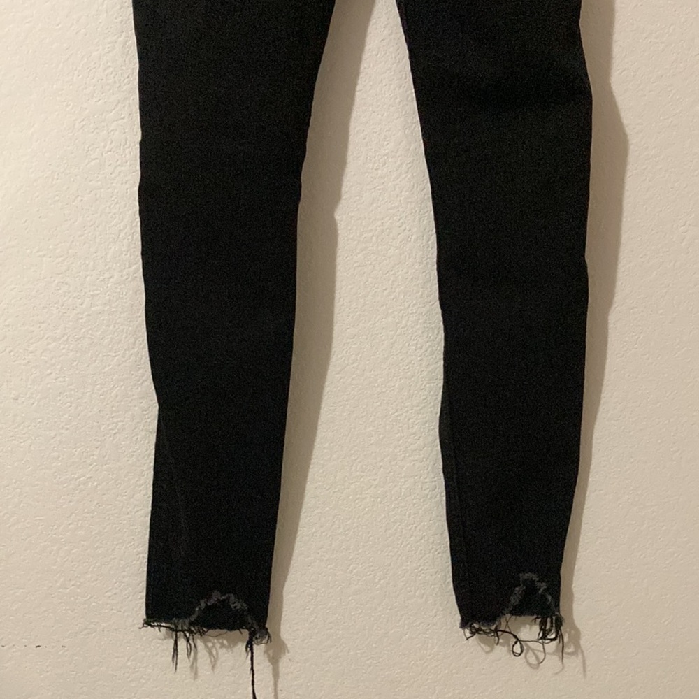 Hollister Distressed black classic stretch jeans W29 L28 High-Rise Super Skinny. - Picture 10 of 15